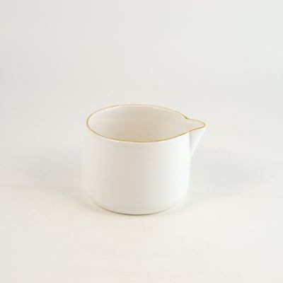 Kiki Sauce Jug Gold Rim