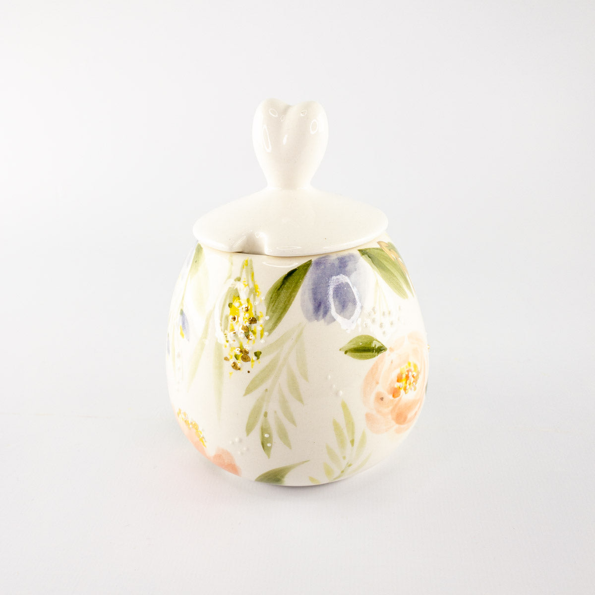 Heart Sugar Pot Oasis Magnolia