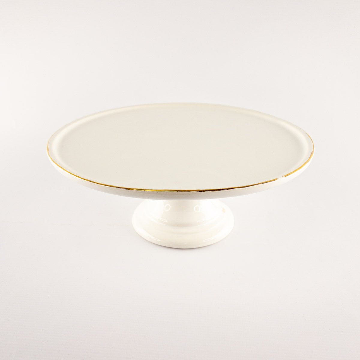 Cake Stand Gold Rim