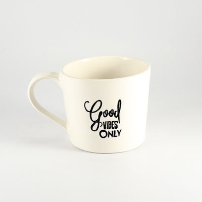 Mug C White Gloss - Good Vibes Only