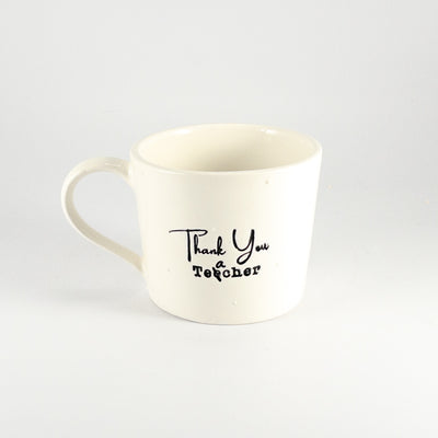 Mug C White Gloss - Thank you Techer