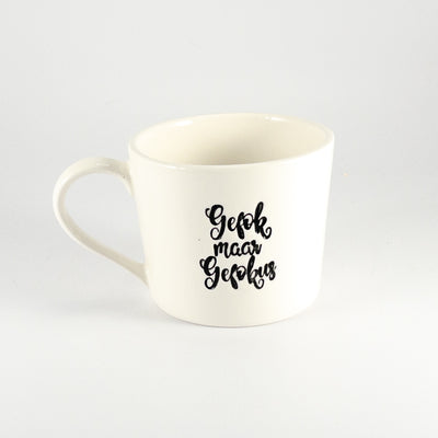 Mug C White Gloss - Gefok Maak Gefokus