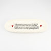 Flat Oval Medium White Gloss – Blessing Afr “Lag wanneer jy kan…”