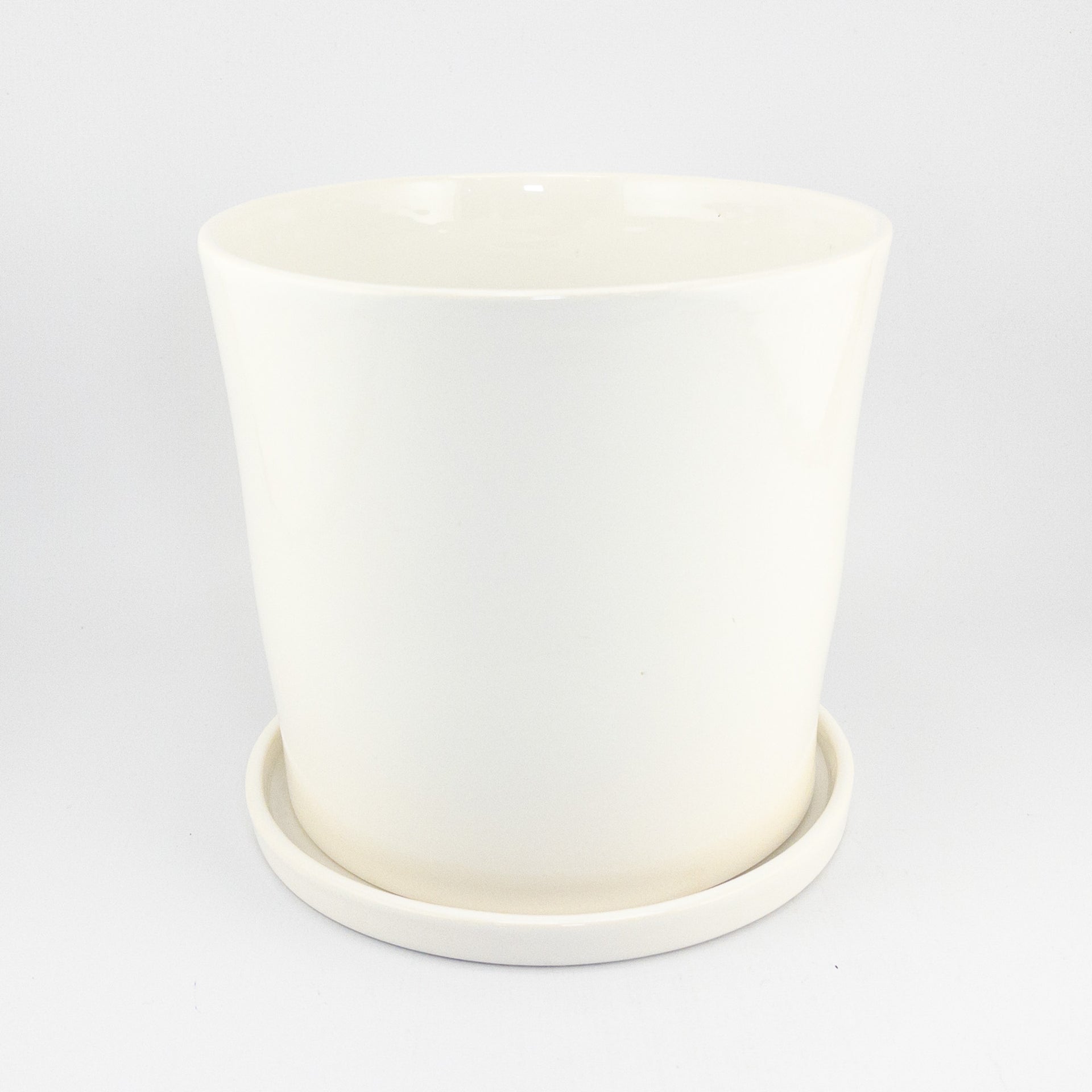 Tall Orchid Pot (with tray)