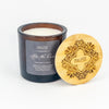 PAUSE Candle in Glass with Wooden Lid