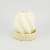 PAUSE Swirl Candle on Plate - Vanilla