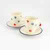 Diana Espresso Mug and Saucer (Set of 2) - small eyes