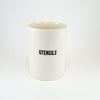 Large Jar - White Gloss -Utensil