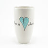 Bullet Vase Heart & Words