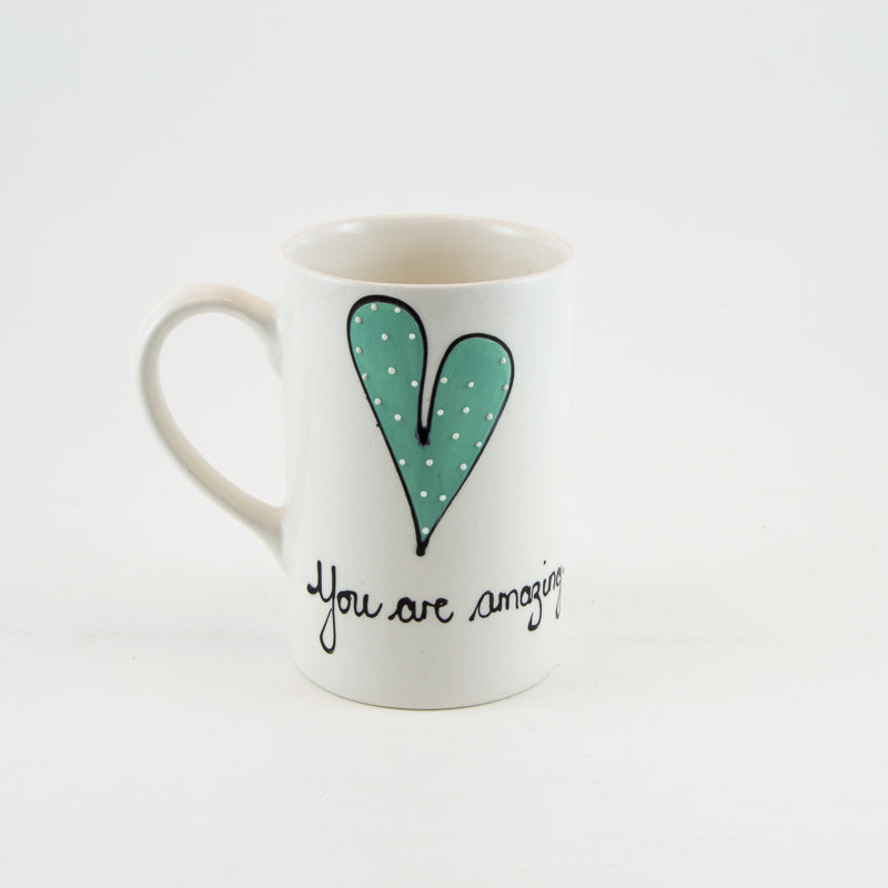 Mug D Heart & Words