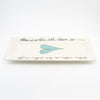 Rectangular Platter Heart & Words
