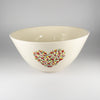 Salad Bowl Large - Floral Heart