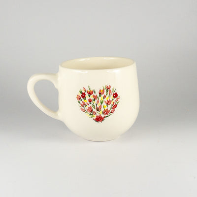 Bubble Mug B - Floral Heart