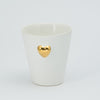 V Candle with Gold Heart (3D)