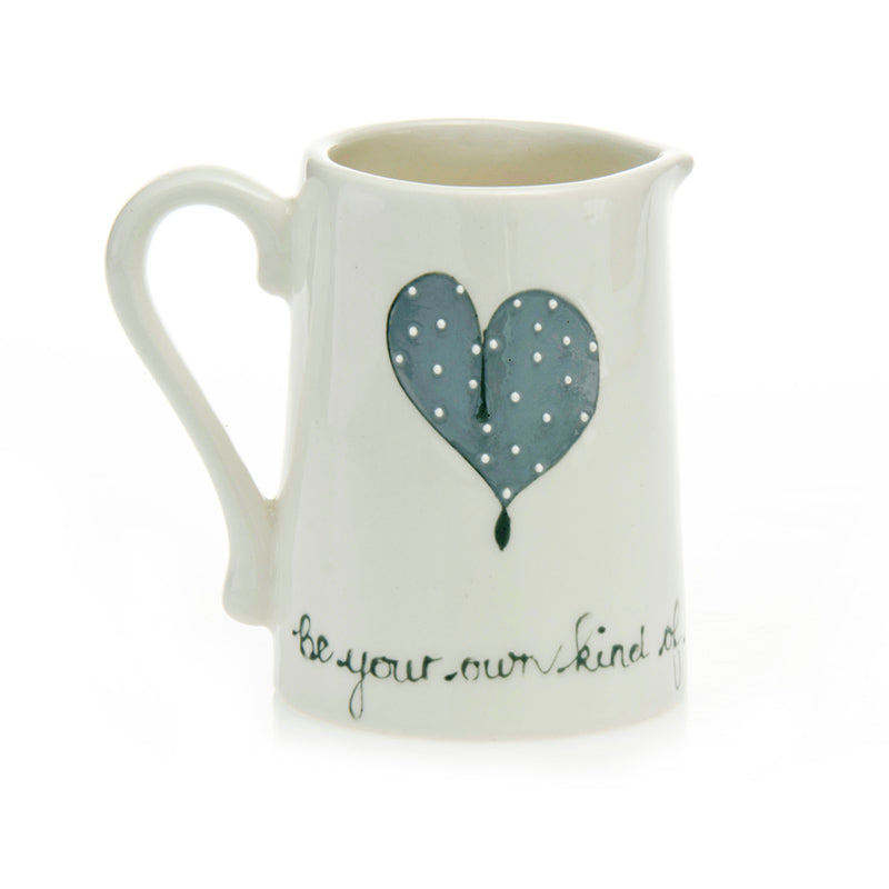 Milk Jug Heart & Words