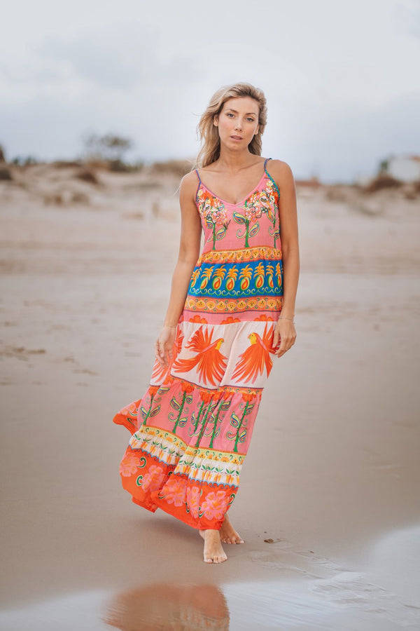 25S35339 Long Dress - Print