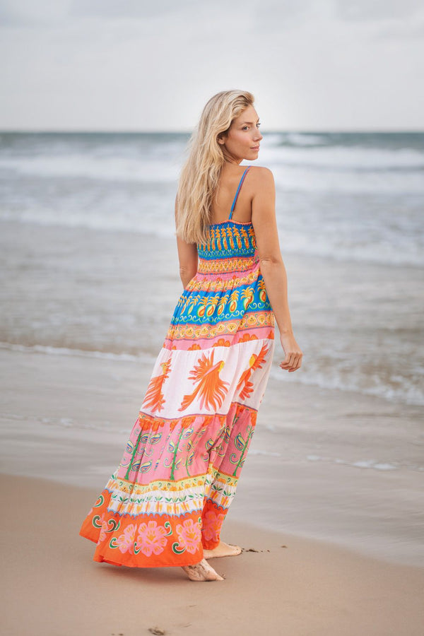 25S35339 Long Dress - Print
