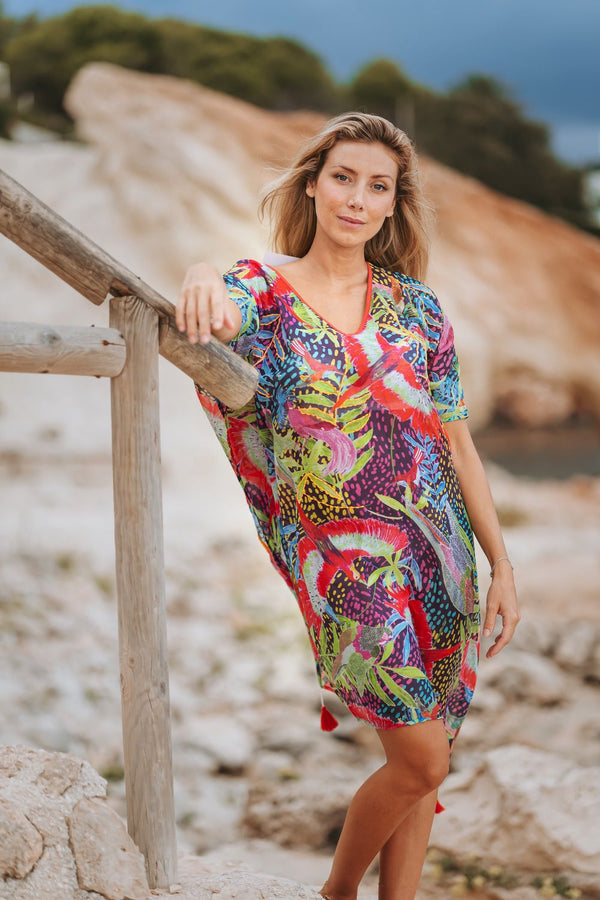 25S35395 Poncho - Multi