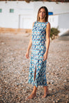 25S35476 Long Dress - Teal