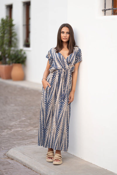 25S35575 Long Dress - Print