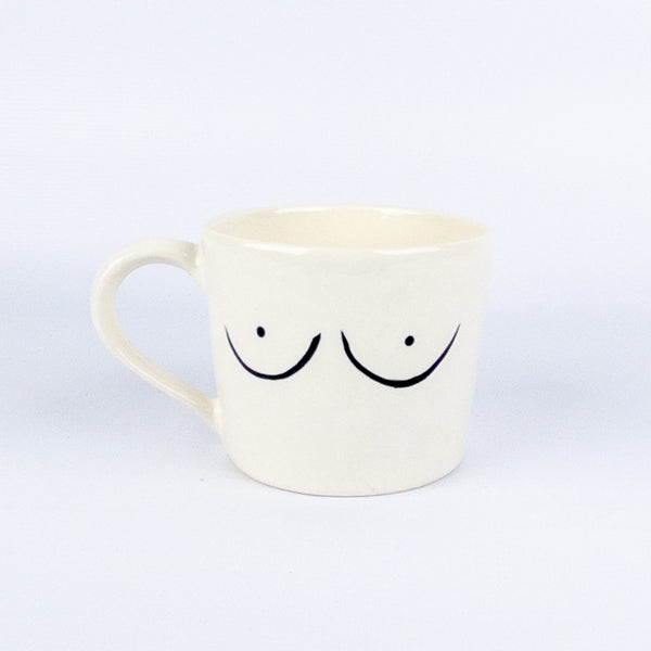 Mug C White Gloss - Boobs