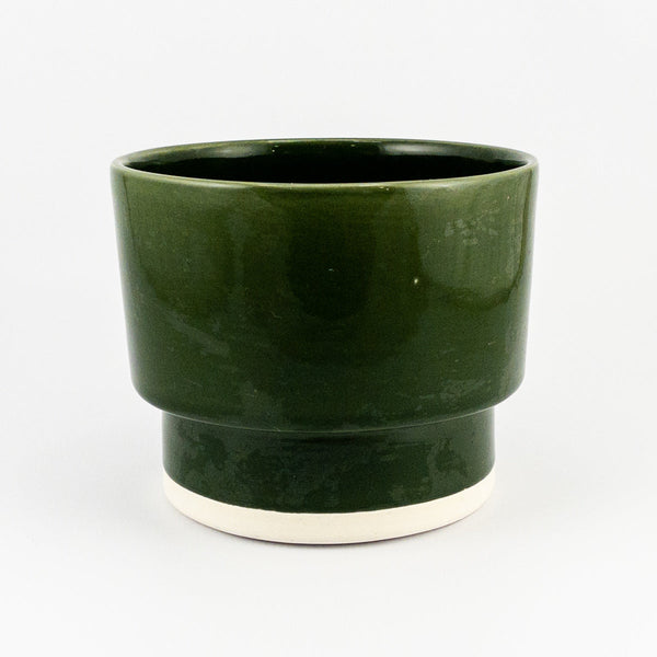 Tall Ivy Pot - Olive Dark