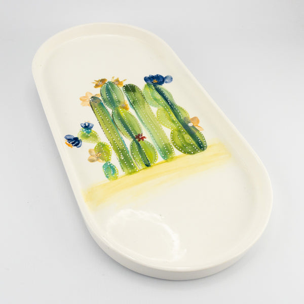 Kiki Oval Platter - Oasis Green