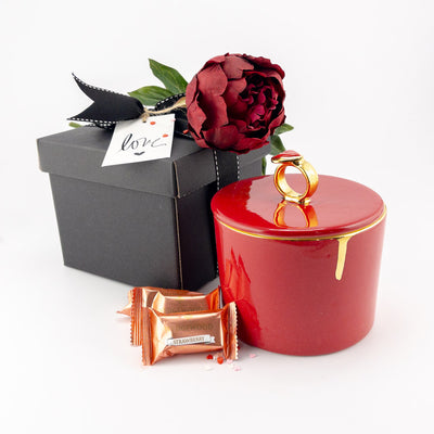 PAUSE Valentine's Ring Jar with treats