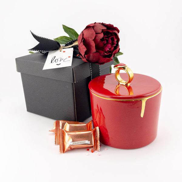 PAUSE Valentine's Ring Jar with treats