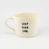 Mug C White Gloss - unfknblvbl