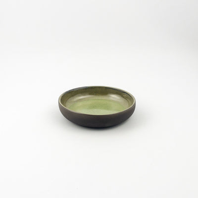 Ramekin B - Black Clay Green Glaze