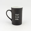 Mug D Black Clay / White Gloss - unfknblvbl