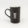 Mug D Black Clay / White Gloss - Shud Duh Fuh Cup