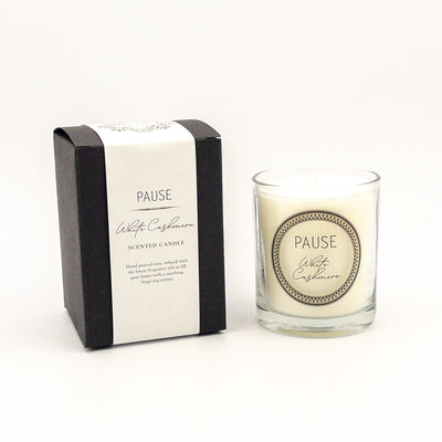 PAUSE Glass Candle Medium - Citrus Glow