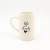 Mug D White Gloss - 