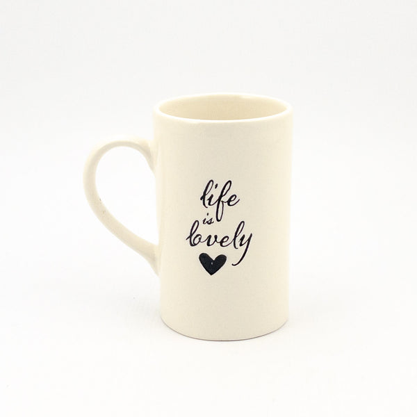 Mug D White Gloss - 