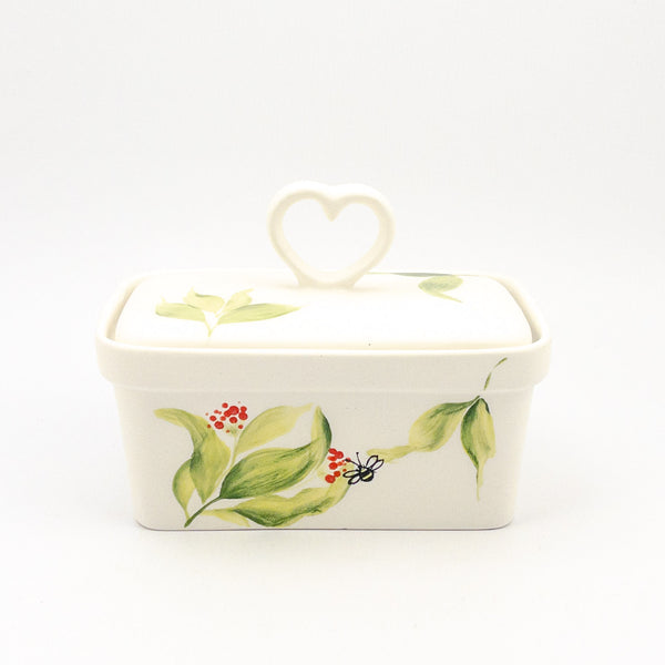 Butter Dish Foliage