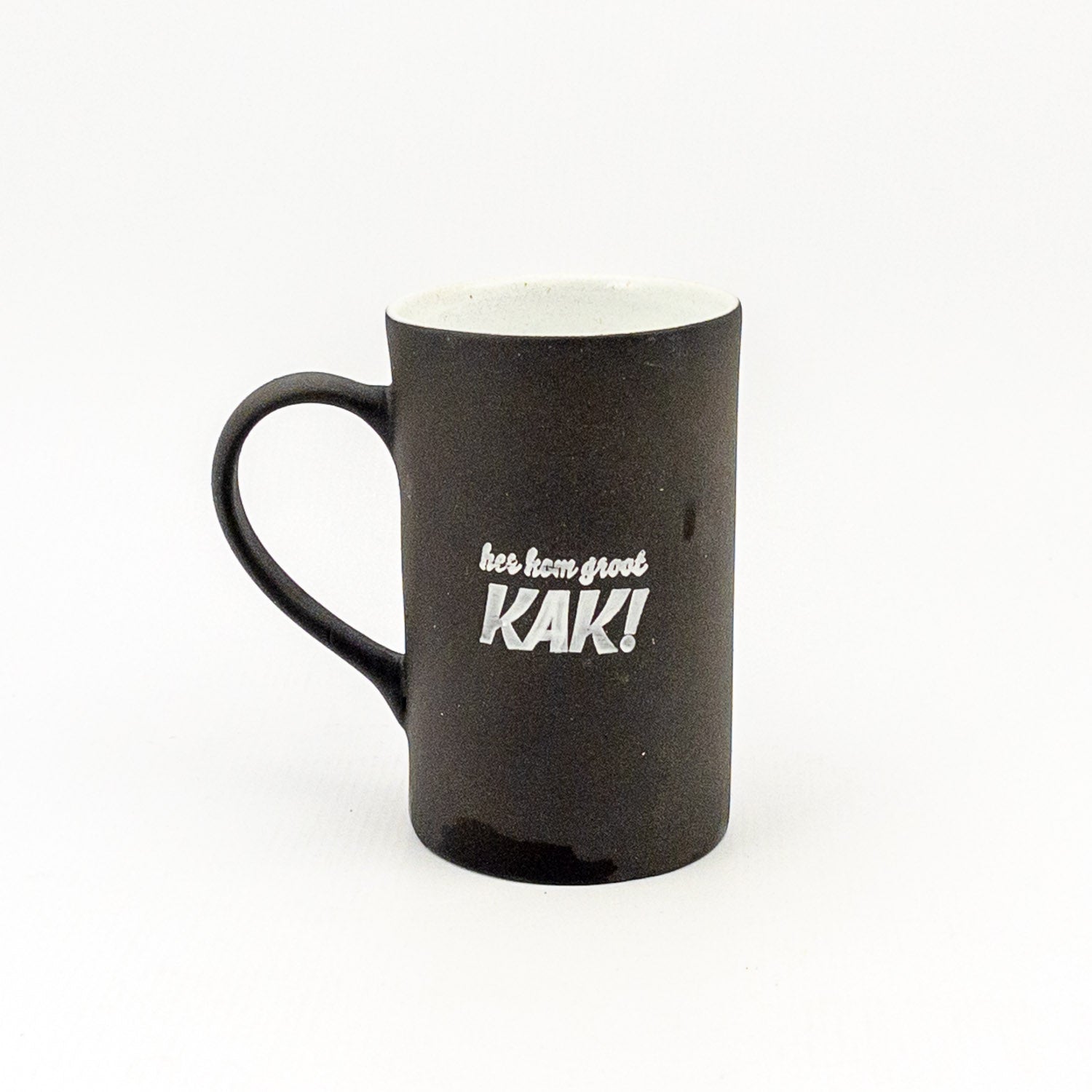 Mug D Black Clay / White Glosss - Groot Kak