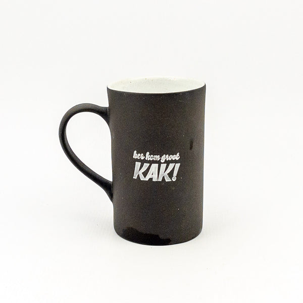 Mug D Black Clay / White Glosss - Groot Kak