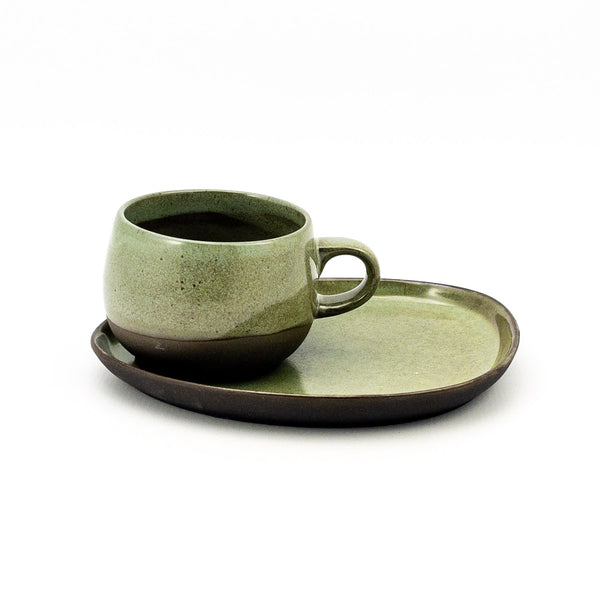 Cup and Saucer Snack - Green Earth