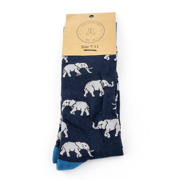 Elephant Socks (Size 7-11)