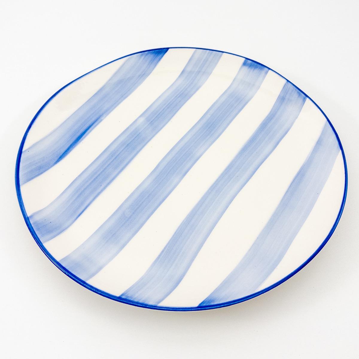 Wonky Dinner Plate - Blue