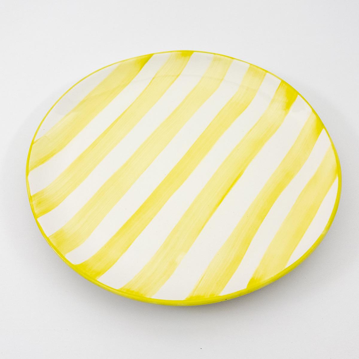 Wonky Dinner Plate - Lime