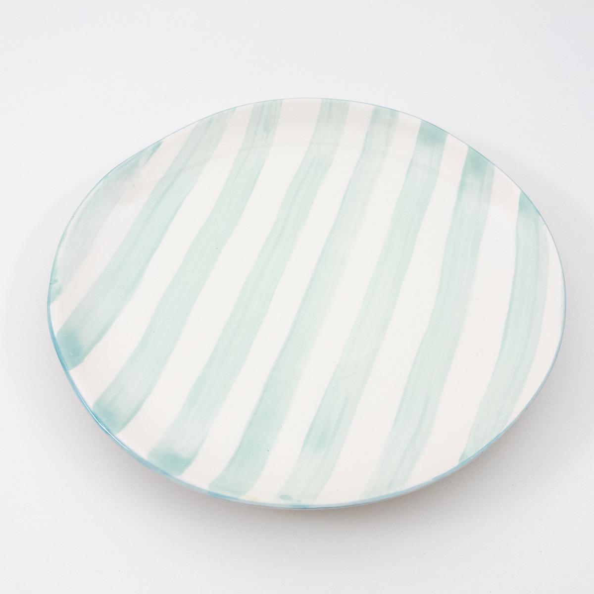 Wonky Dinner Plate - Green