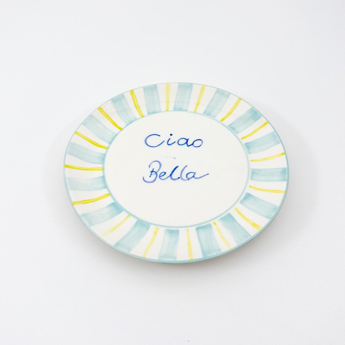 Wonky Side Plate - Green “La Dolce Vita”