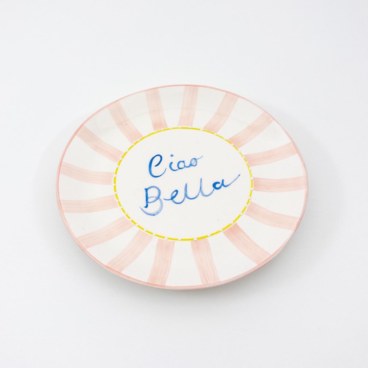 Wonky Side Plate - Pink “La Dolce Vita”