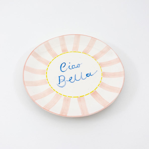 Wonky Side Plate - Pink “La Dolce Vita”