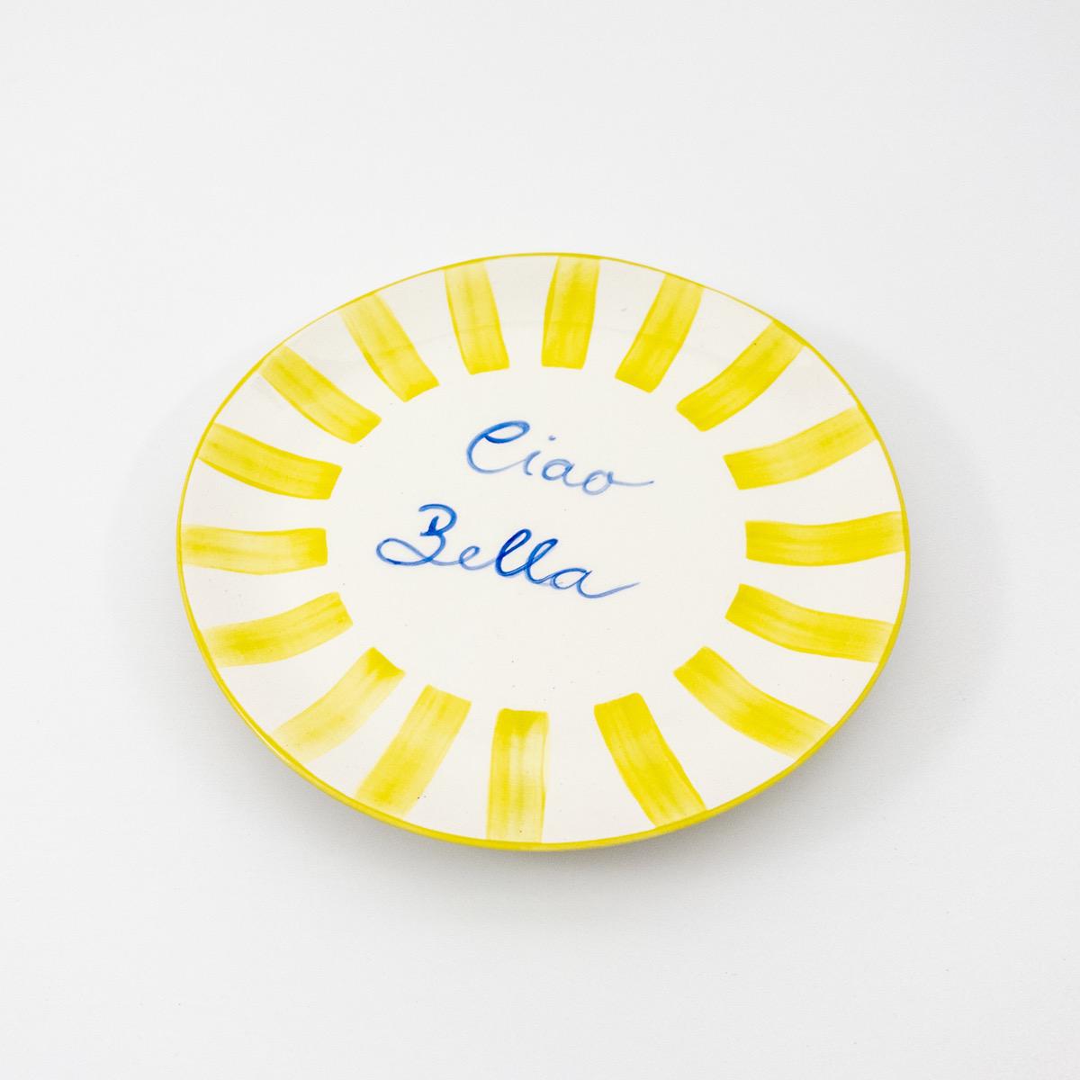 Wonky Side Plate - Lime “La Dolce Vita”
