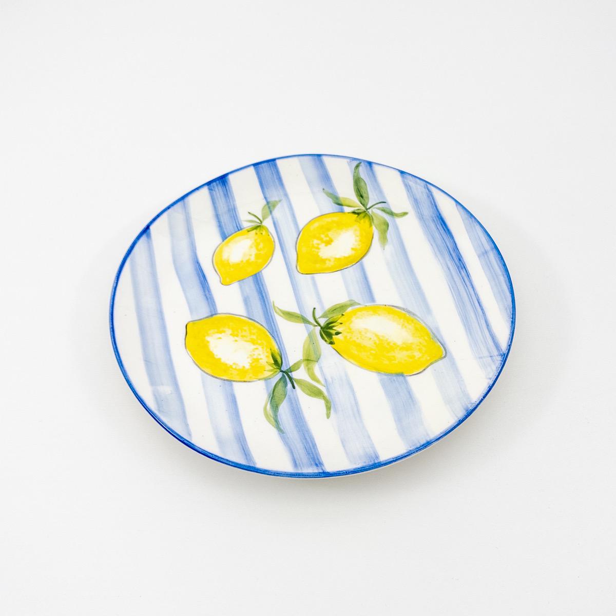 Wonky Side Plate - Blue “La Dolce Vita”