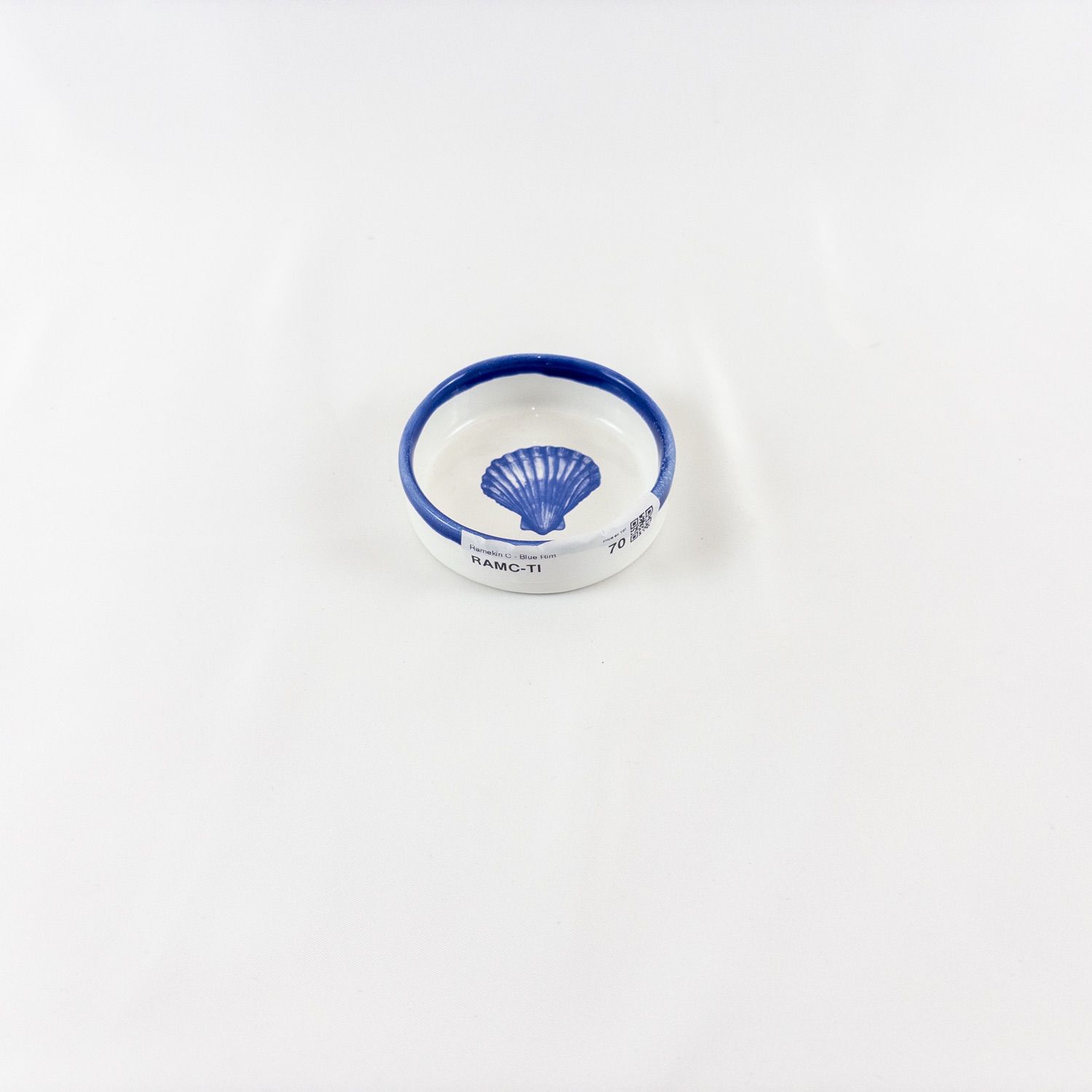 Ramekin C - Blue Rim